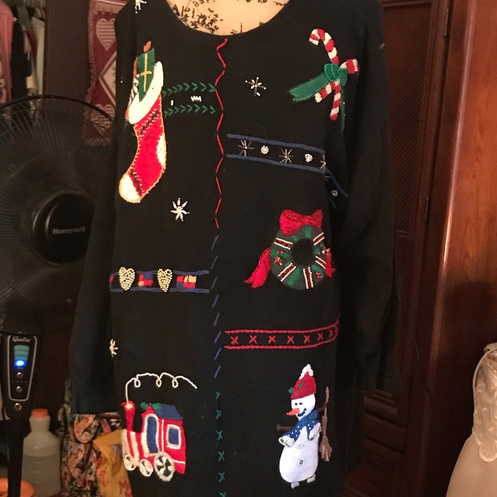 Hand Sewn Christmas Sweater